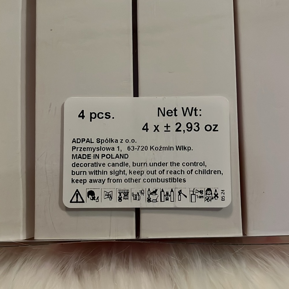 🆕 Adpal Polish Elegant Lacquer Twist Candles Valentine - Picture 3 of 5